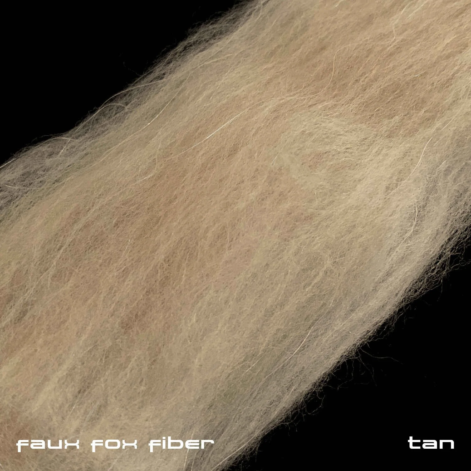 Saltwater Fly Tying Fox Dubbing - Tan