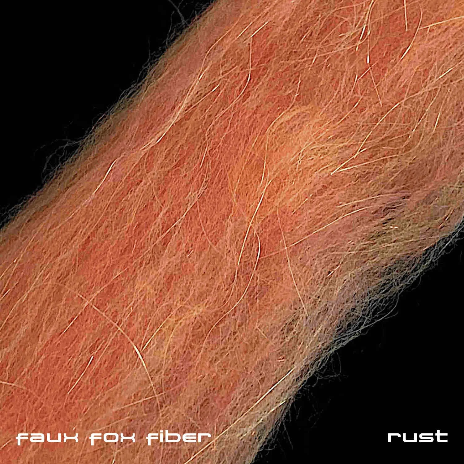 Saltwater Fly Tying Fox Dubbing - Rust