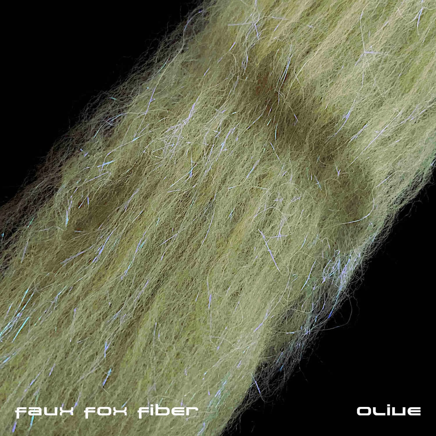 Saltwater Fly Tying Fox Dubbing - Olive