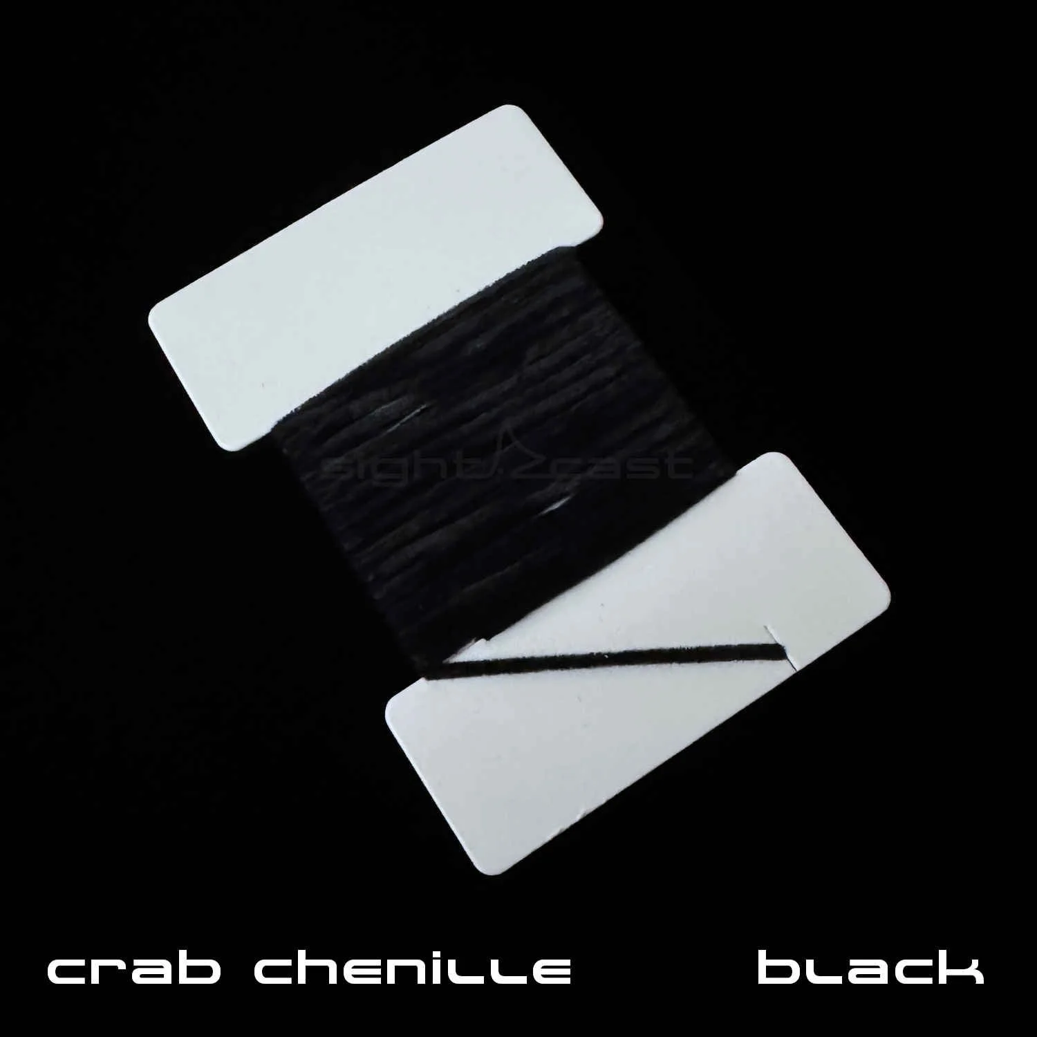 Crab Chenille - Fly Tying Material - Black
