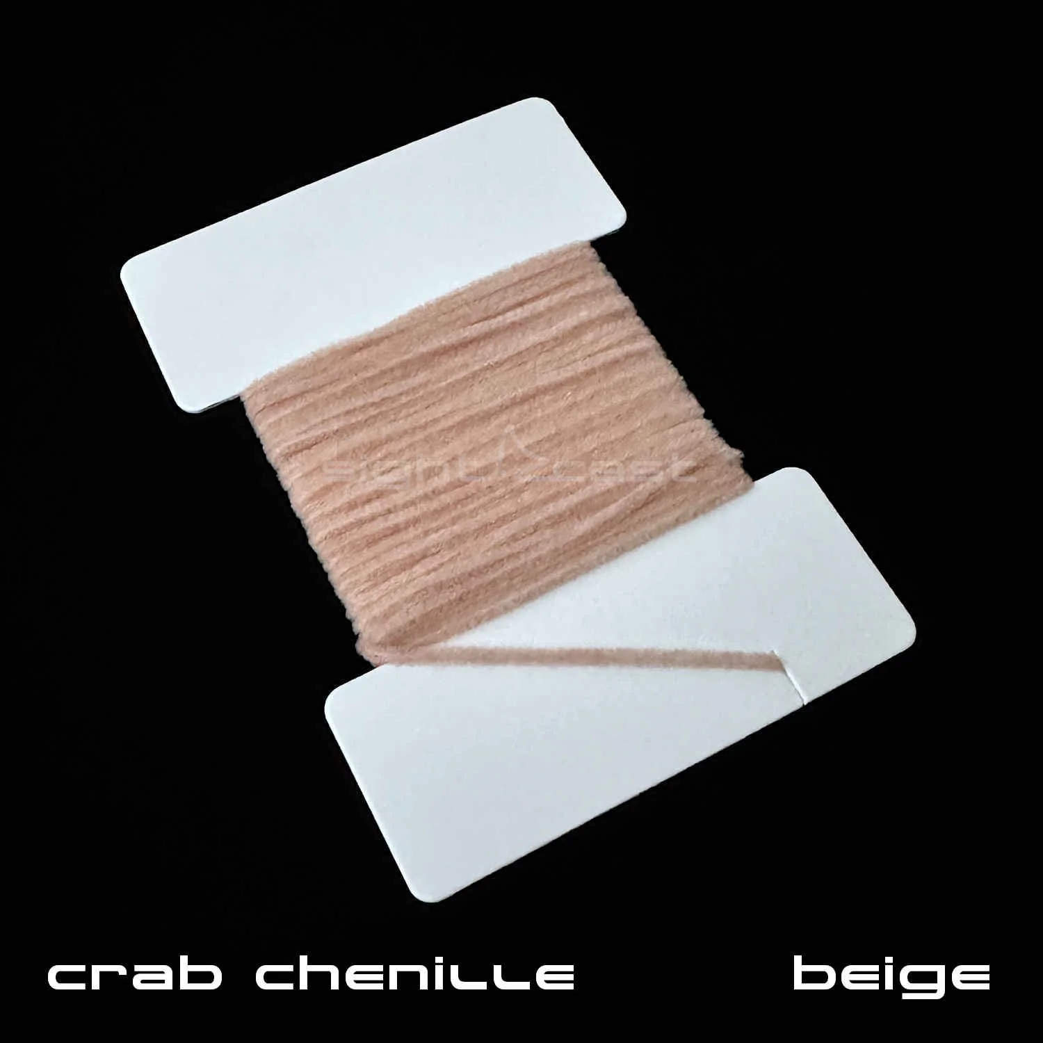 Crab Chenille - Fly Tying Material - Beige