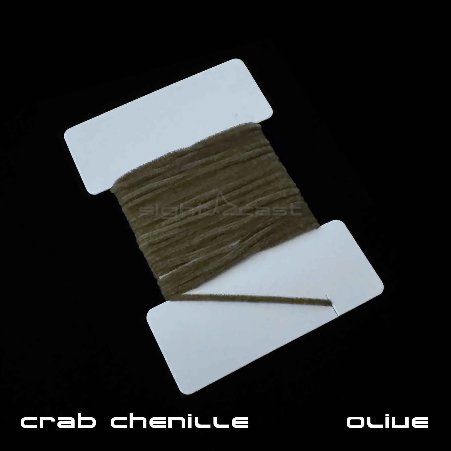 Crab Chenille - Fly Tying Material - Olive