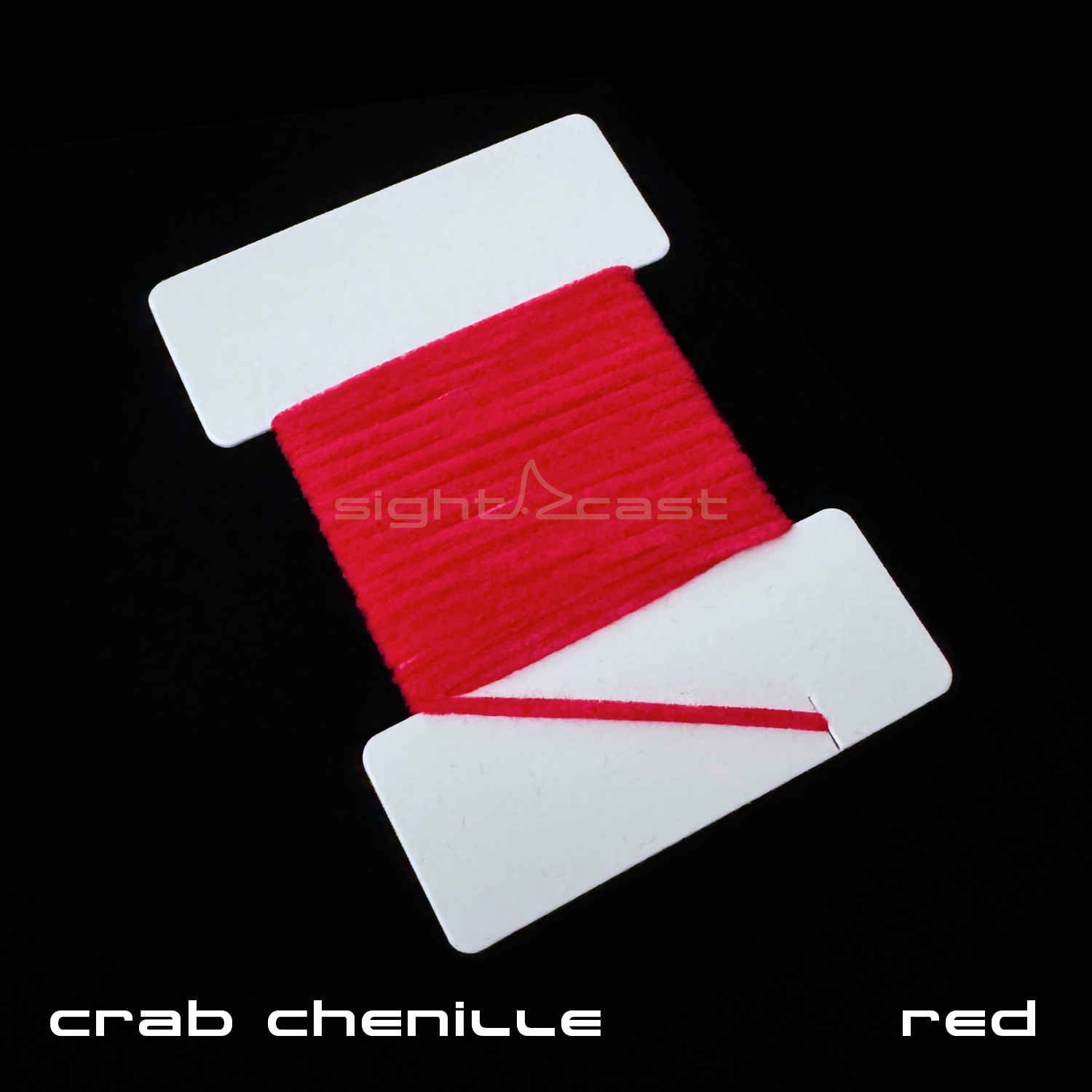 Crab Chenille - Fly Tying Material - Red