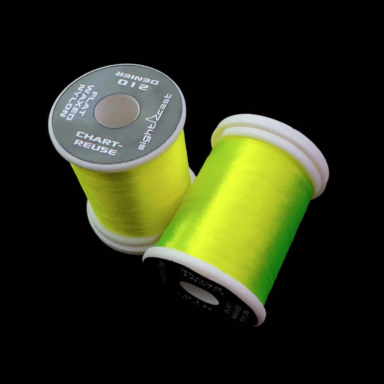 Fly Tying Thread - Flat Waxed Nylon 210 Denier - Chartreuse