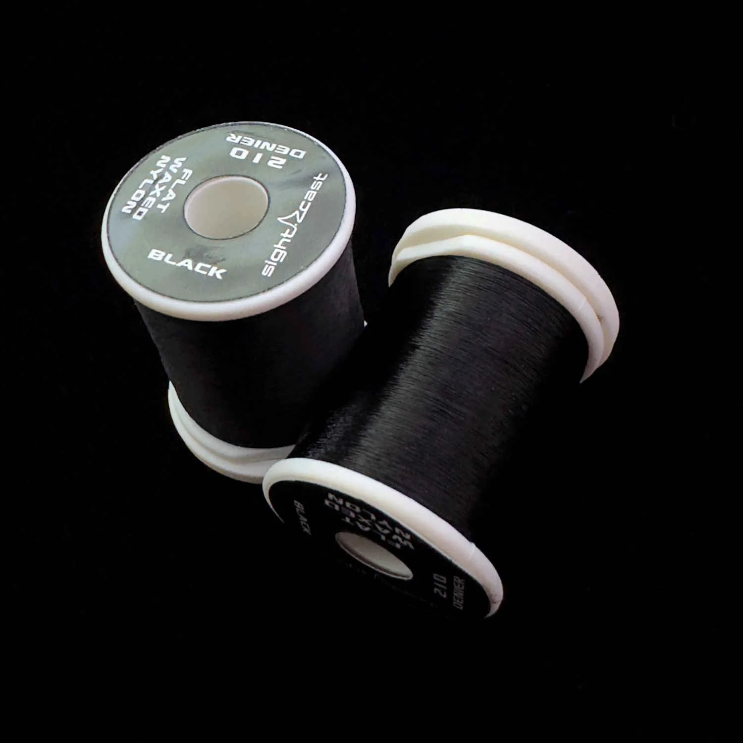 Fly Tying Thread - Flat Waxed Nylon 210 Denier - Black