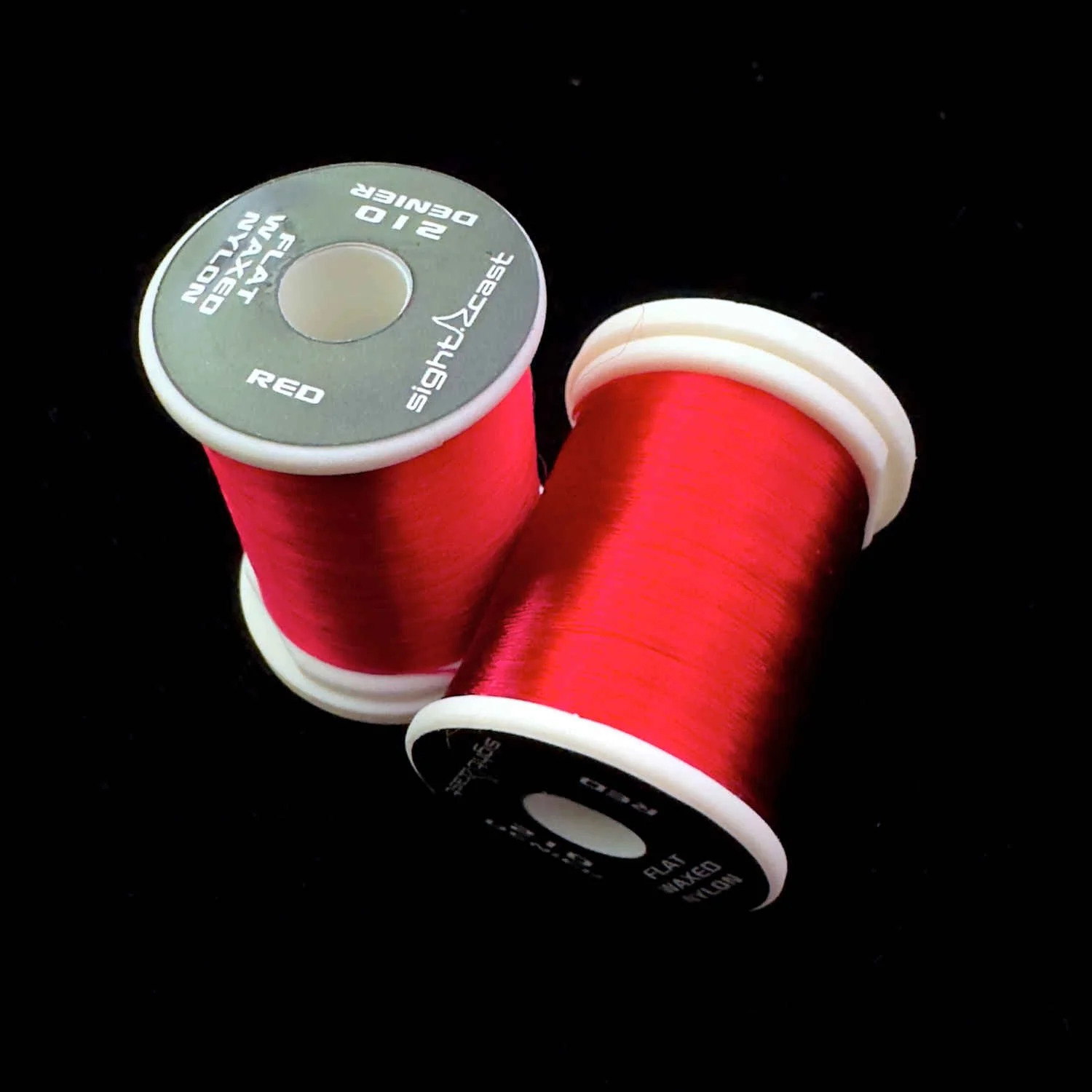 Fly Tying Thread - Flat Waxed Nylon 210 Denier - Red