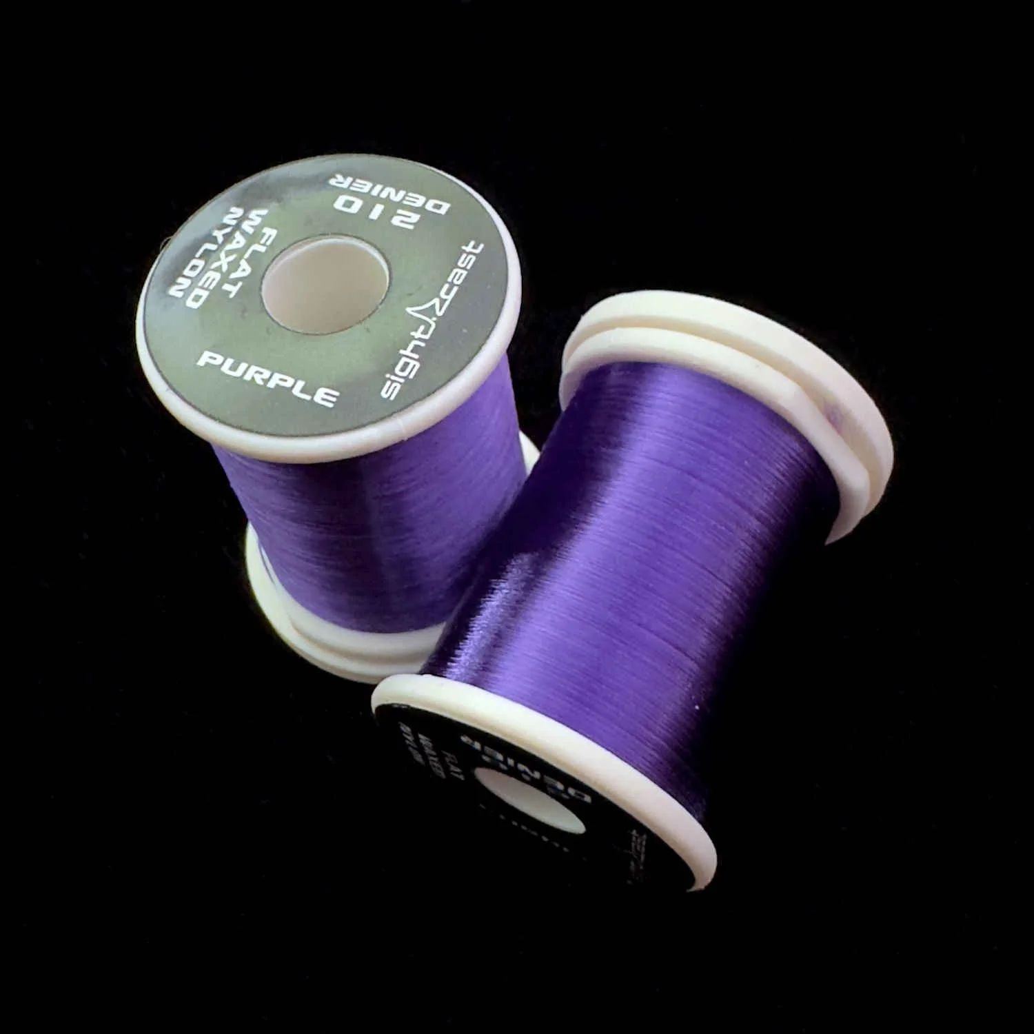 Fly Tying Thread - Flat Waxed Nylon 210 Denier - Purple