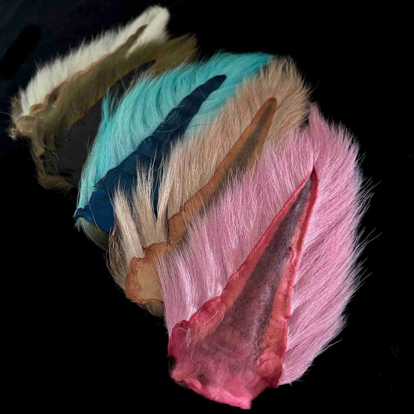 From the fleshing of the hides, to the washing and tanning process, to the dying of the colors, the entire process is done in the USA by our good friends at the Fly Hair Company.  Add lifelike movement and irresistible action to your flies with some 