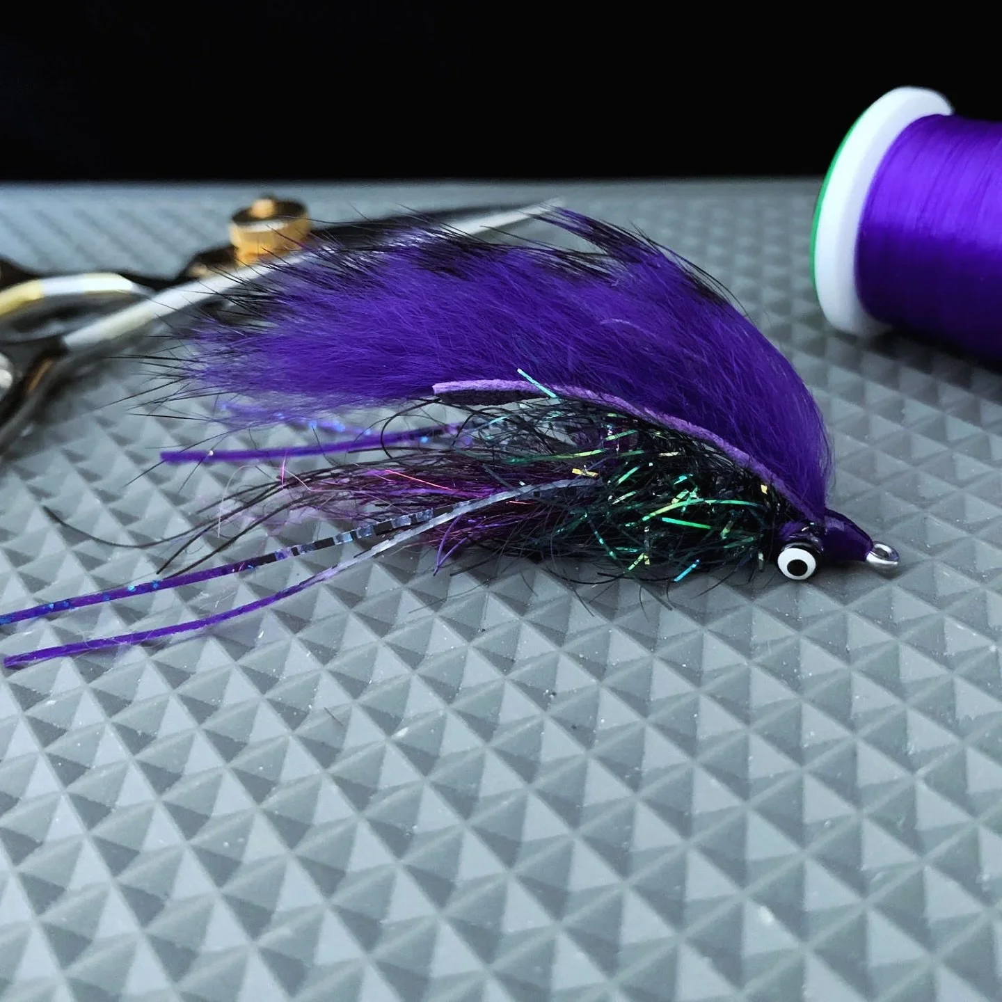 Equipped with a seducing rabbit zonker strip on top of a buggy body with a hint of flash, the Marsh Mohawk fly has great movement and high durability.  It&rsquo;s ready for a full day&rsquo;s work in the backwater marshes and shallow flats .  Availab