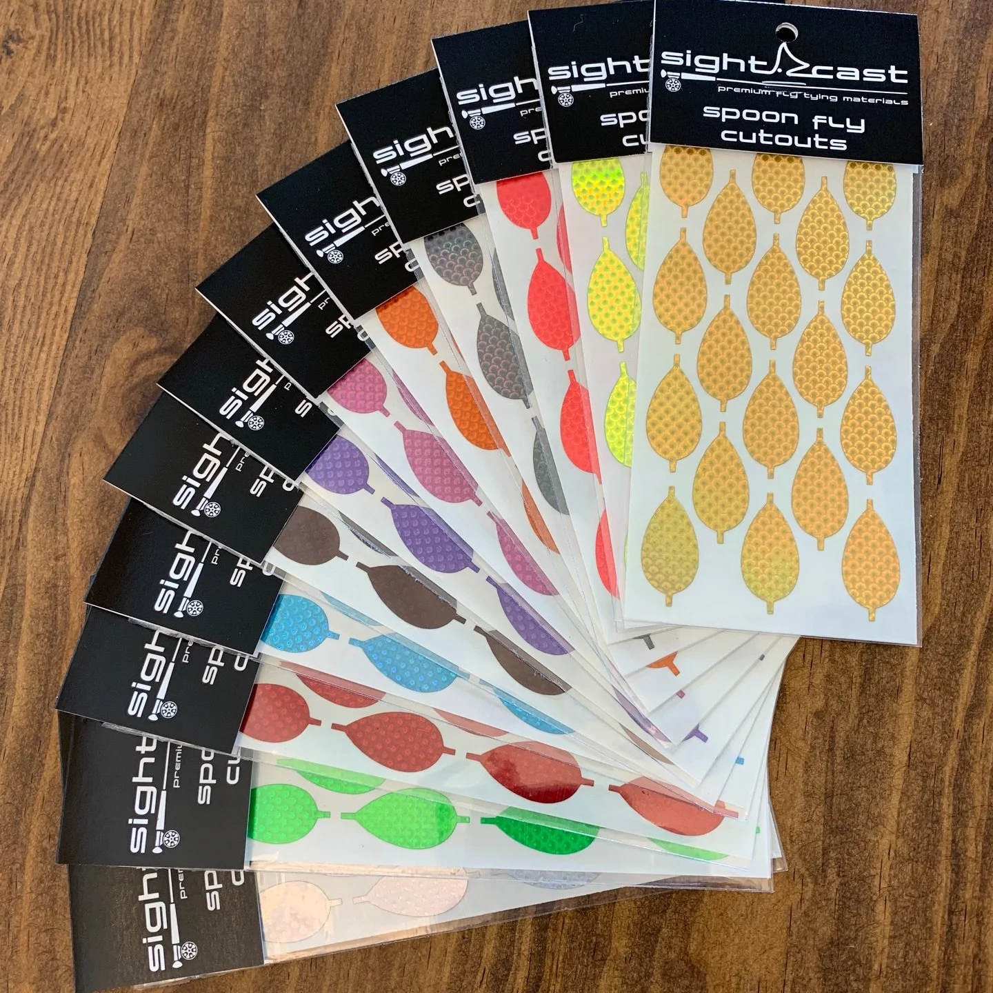 Tying spoon flies and want the easiest, fastest, and most consistent way to get that perfect shape every time? Spoon Fly Cutouts combined with the Spoon Fly Hooks take all the guesswork out. Just tie it on, cover in epoxy, and you&rsquo;re fishing.
.