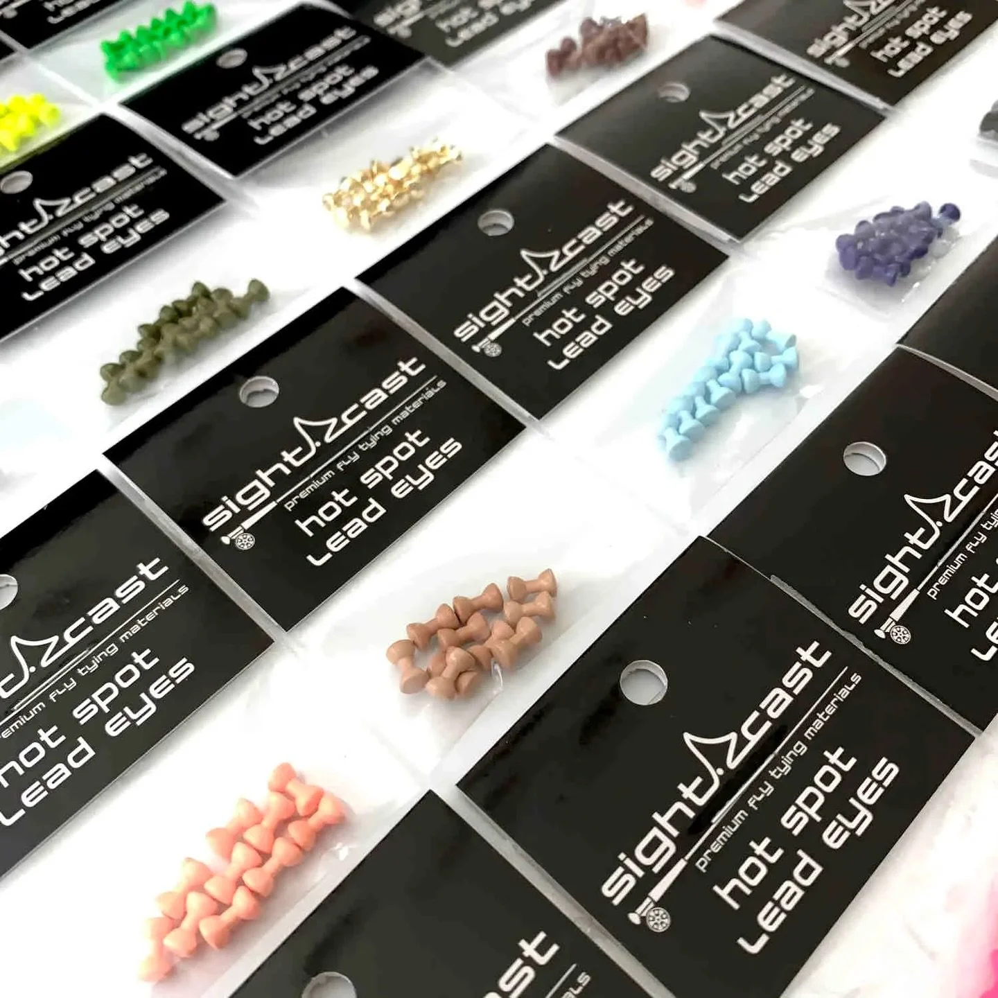 🔥 New Size Alert! 🔥 Our popular Hot Spot Lead Eyes just got even better &mdash; now available in Medium (4.8mm)! Perfect for those larger sized flies when you need the right balance of weight and visibility.  Available in 18 vibrant colors to help 