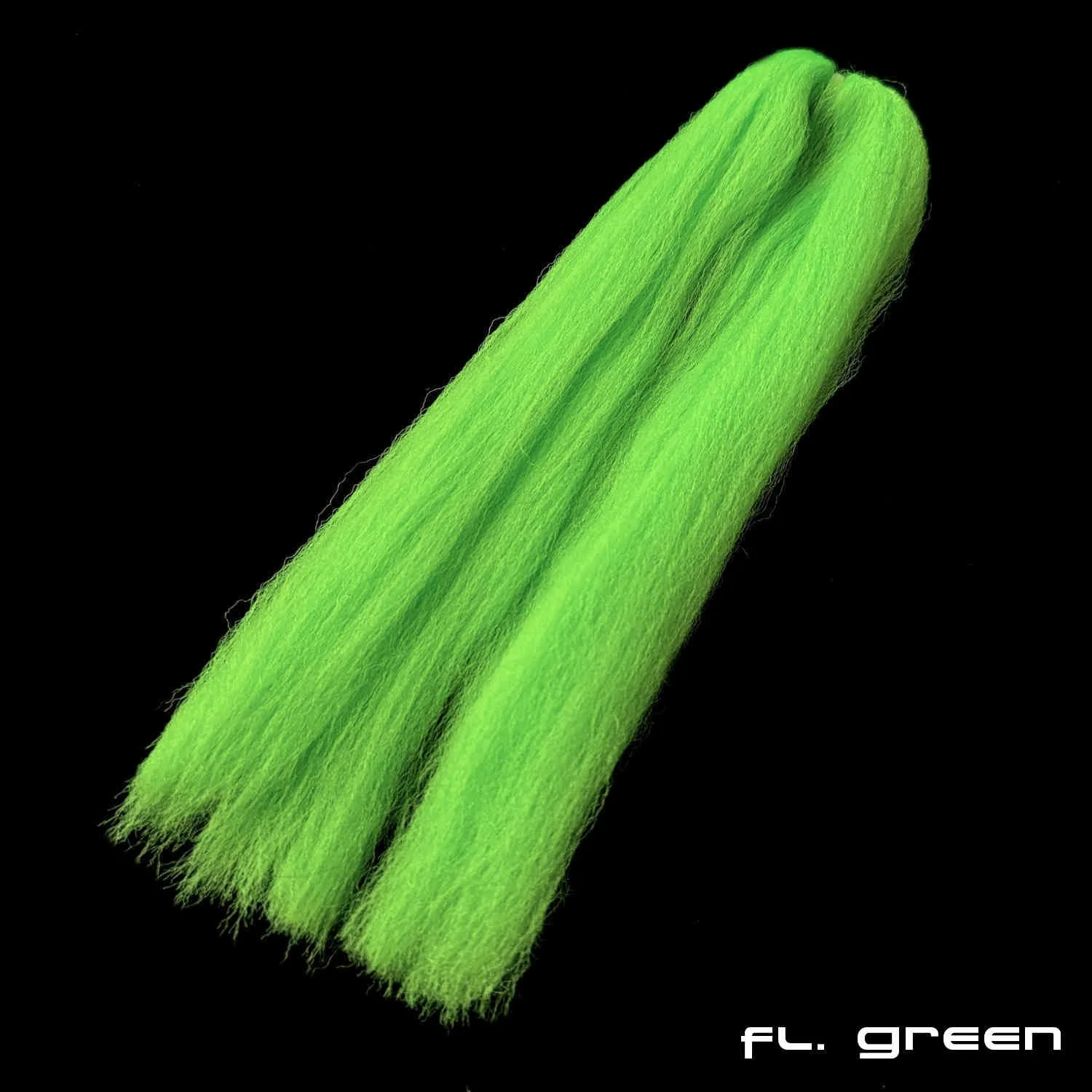 Fiddler Fiber - Fly Tying Fibers - Fl. Green