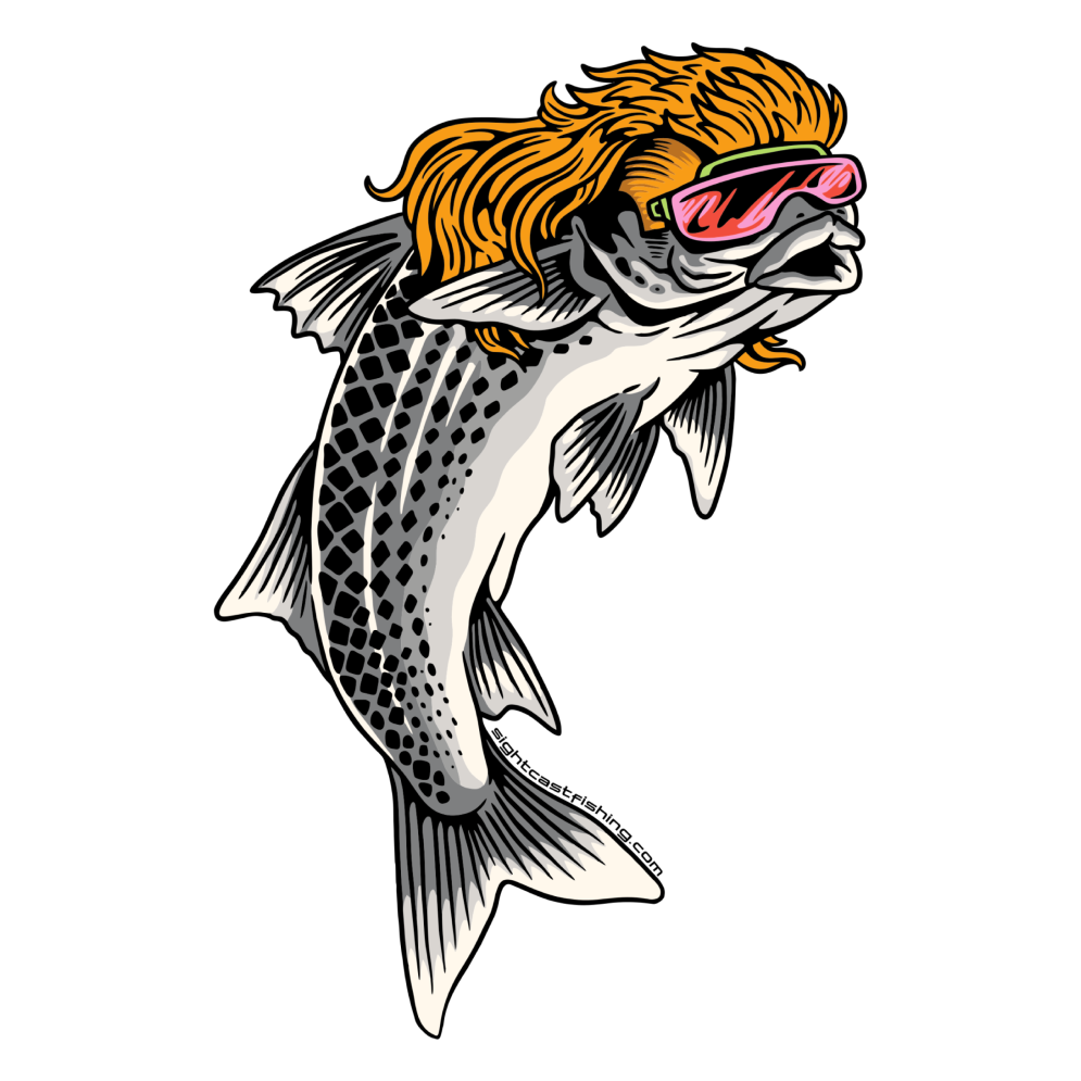 Mullet Party Fly Fishing Decal.png