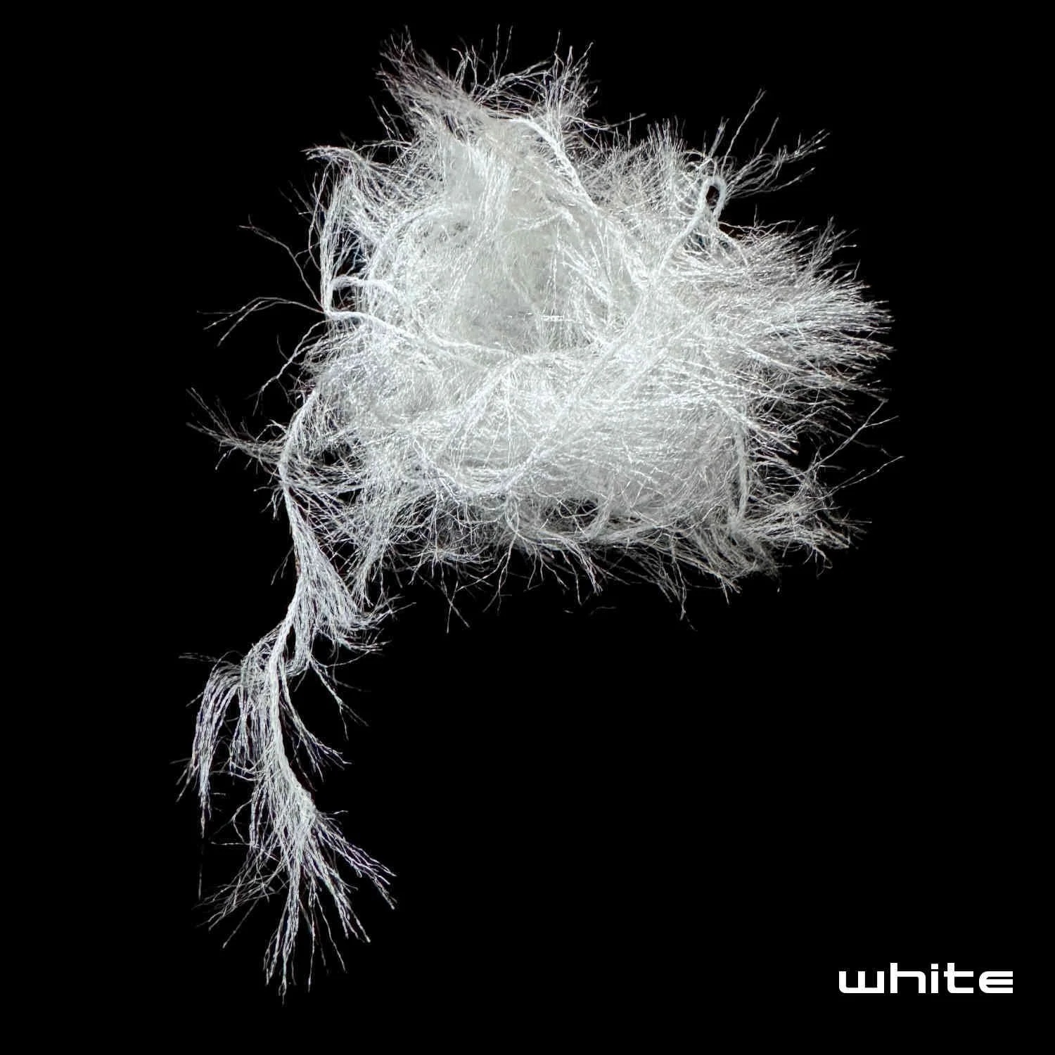 Shaggy Wrap - Fly Tying Material - White