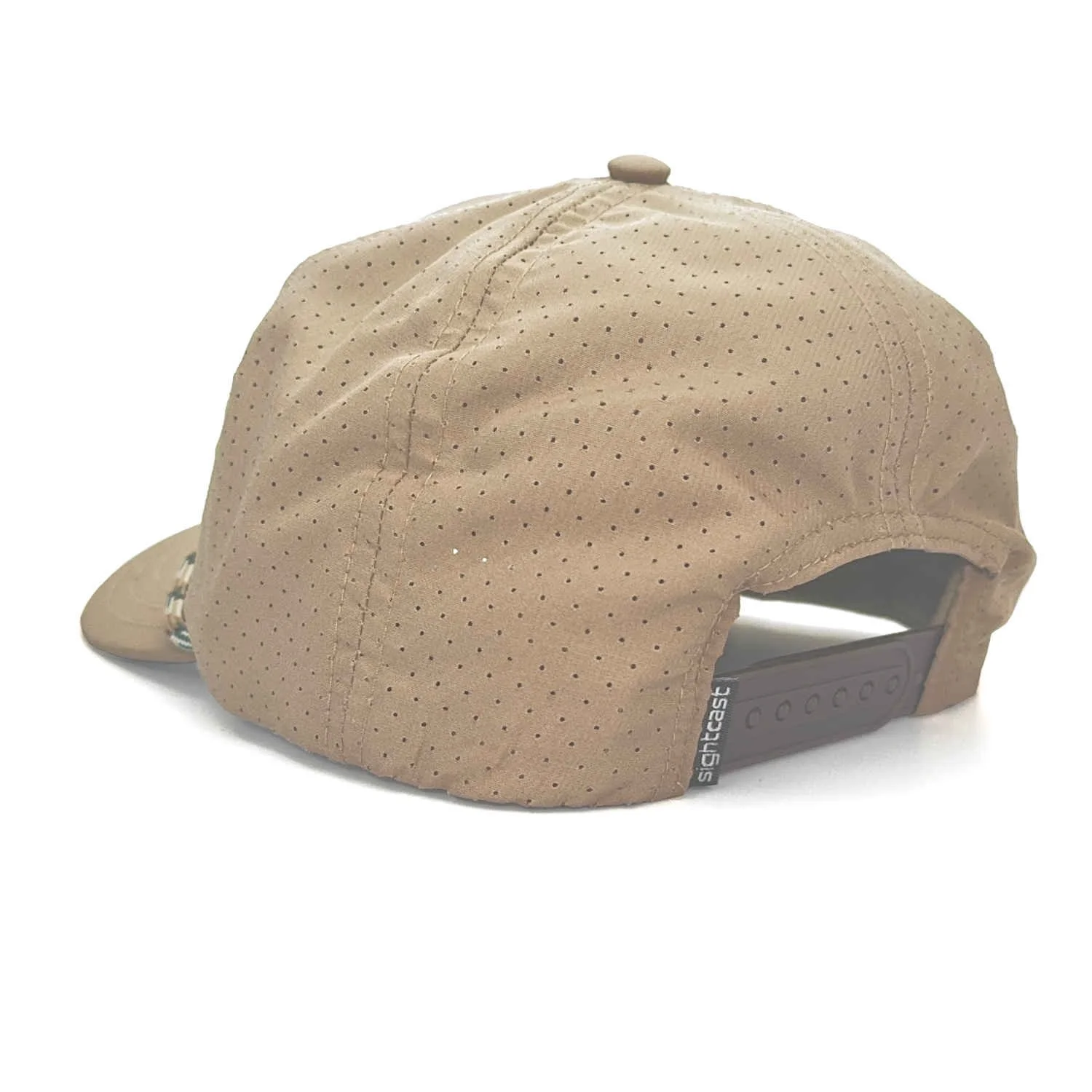 Redfish Slider - Fly Fishing Rope Hat - Khaki - Back.jpg