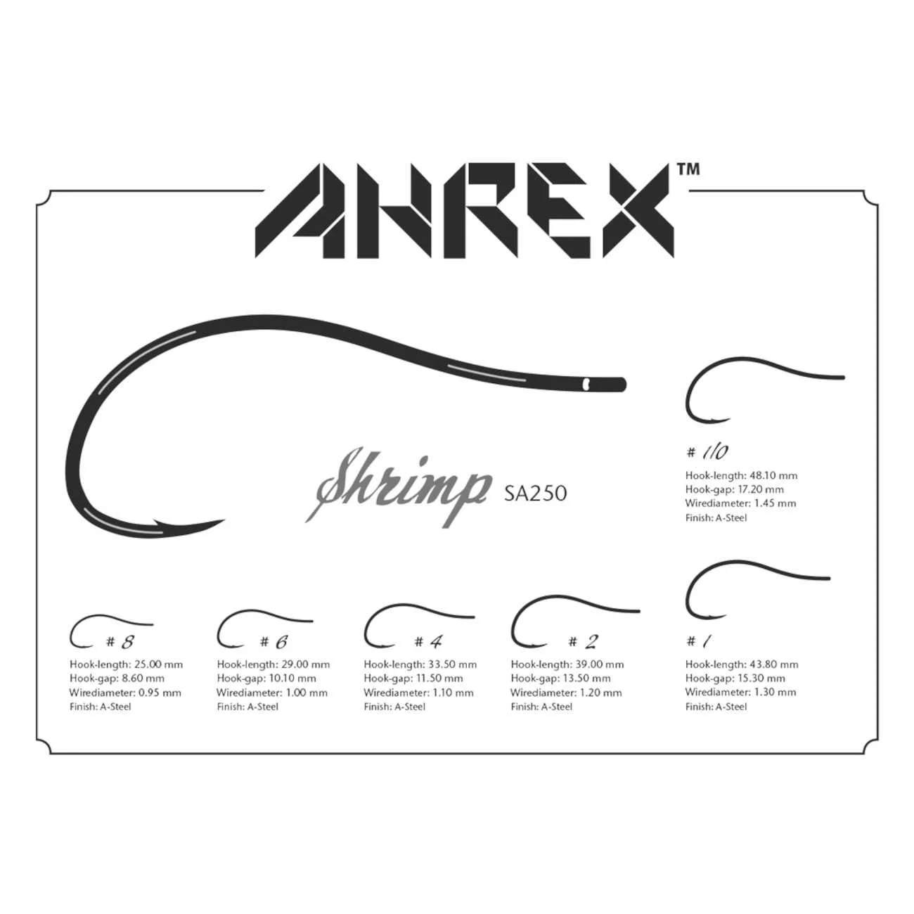 Ahrex SA250 Shrimp - Saltwater Fly Hooks - Size Chart.jpg
