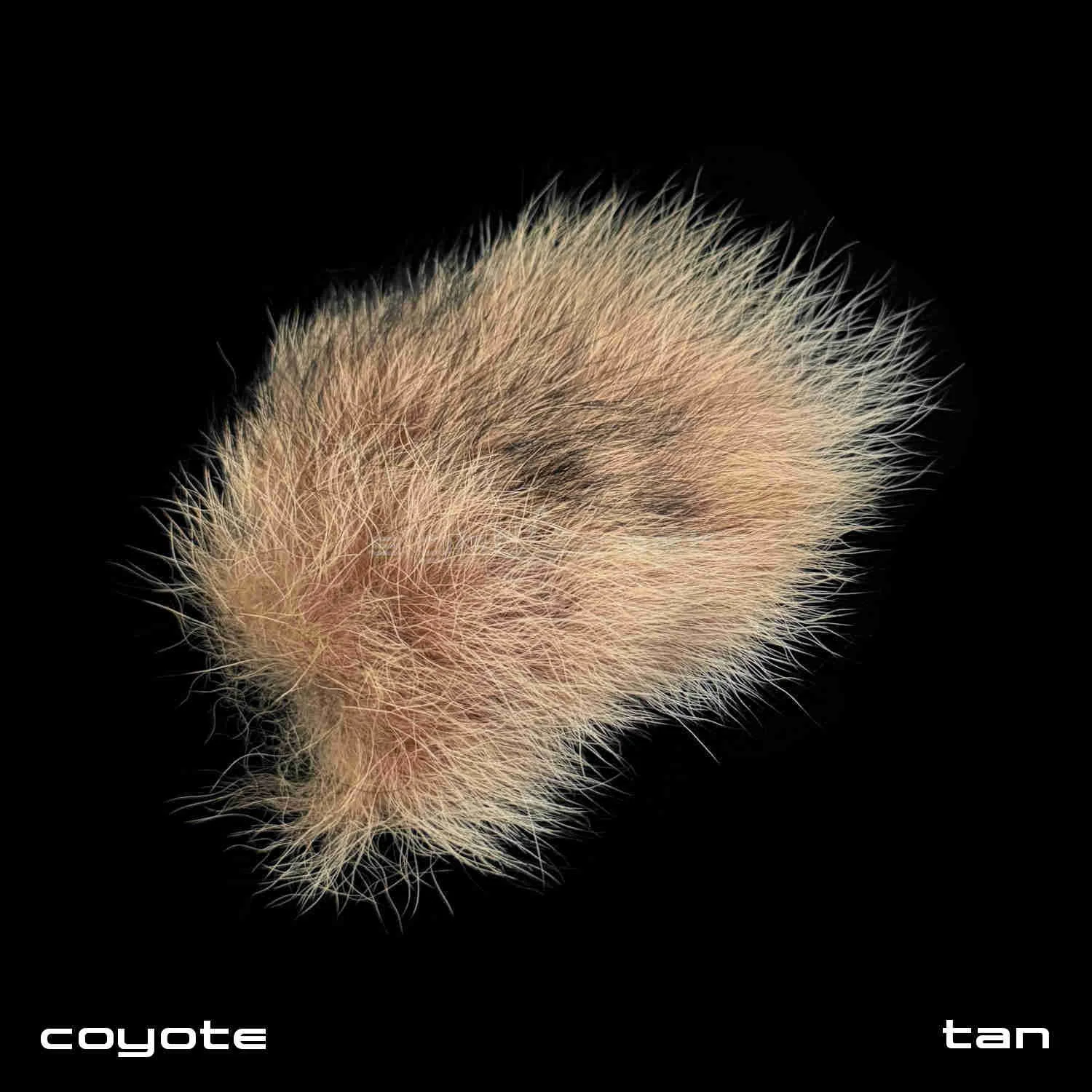 Fly Tying Material Coyote Fur - Tan