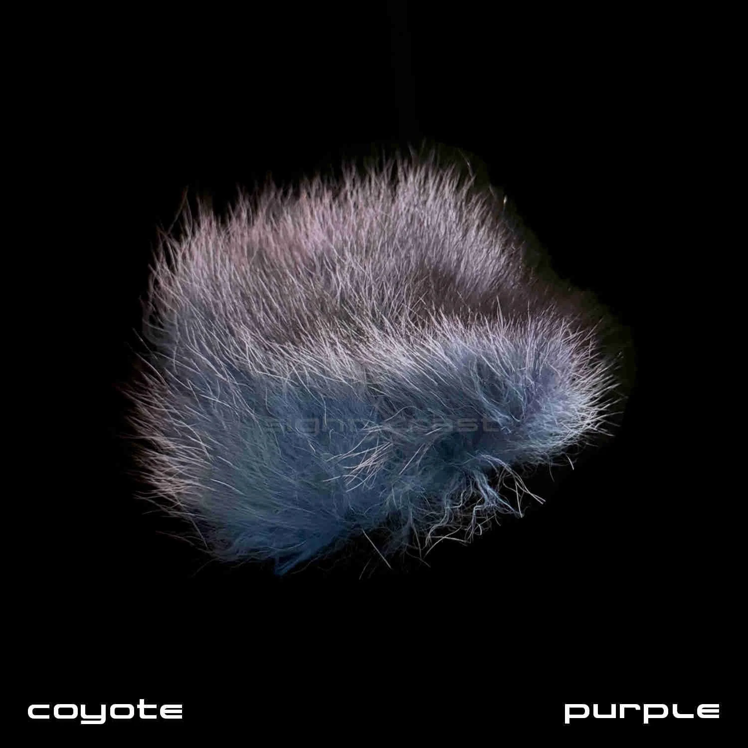 Fly Tying Material Coyote Fur - Purple