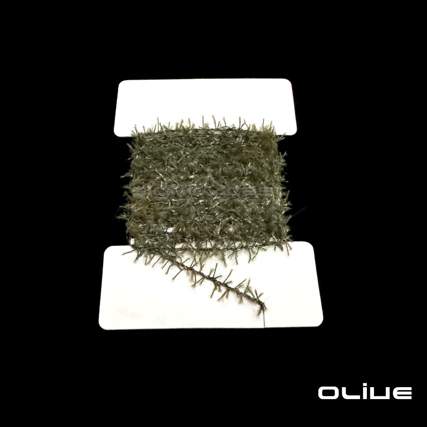 Fuzzy Chenille - Fly Tying Material - Olive.JPG
