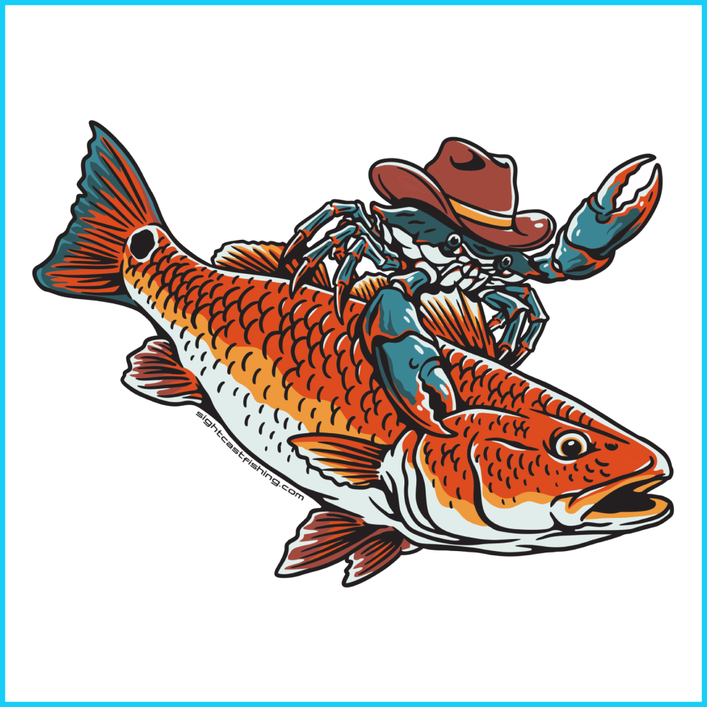 Rodeo Crab Fly Fishing Sticker.png