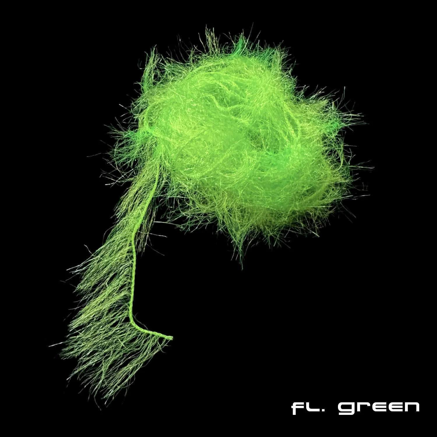 Shaggy Wrap - Fly Tying Material - Fl. Green