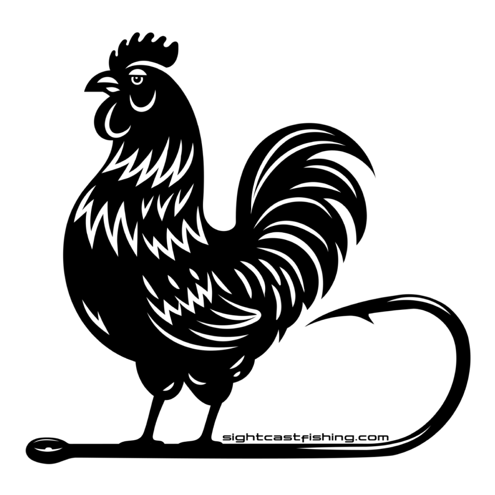 Hackle on a Hook Fly Fishing Decal.png