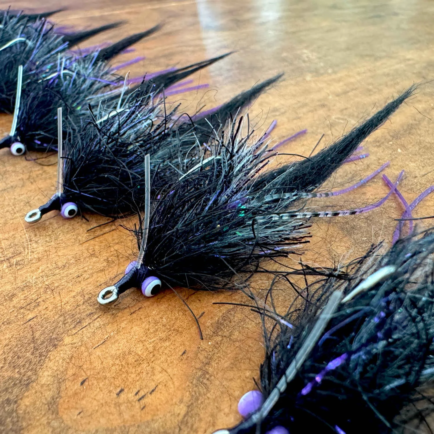 Redfish Cracklin - Black Purple - Redfish Fly