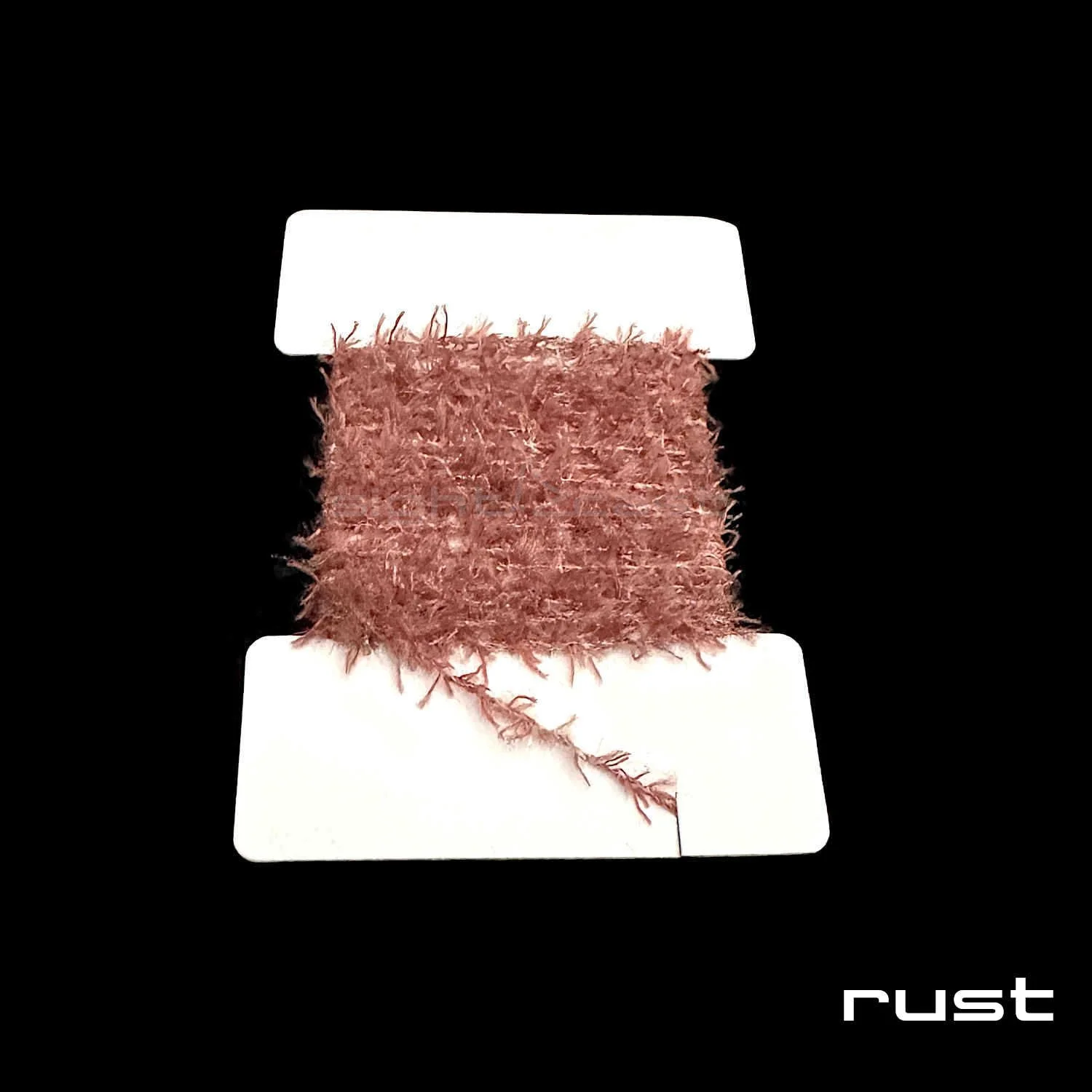 Fuzzy Chenille - Fly Tying Material - Rust.JPG