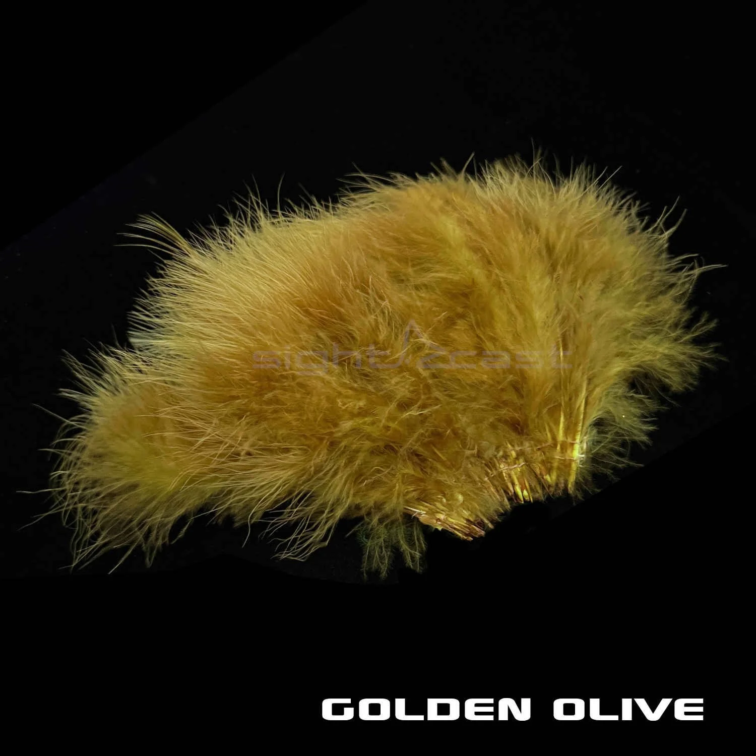 Premium Marabou - Fly Tying Materials - Golden Olive.JPG