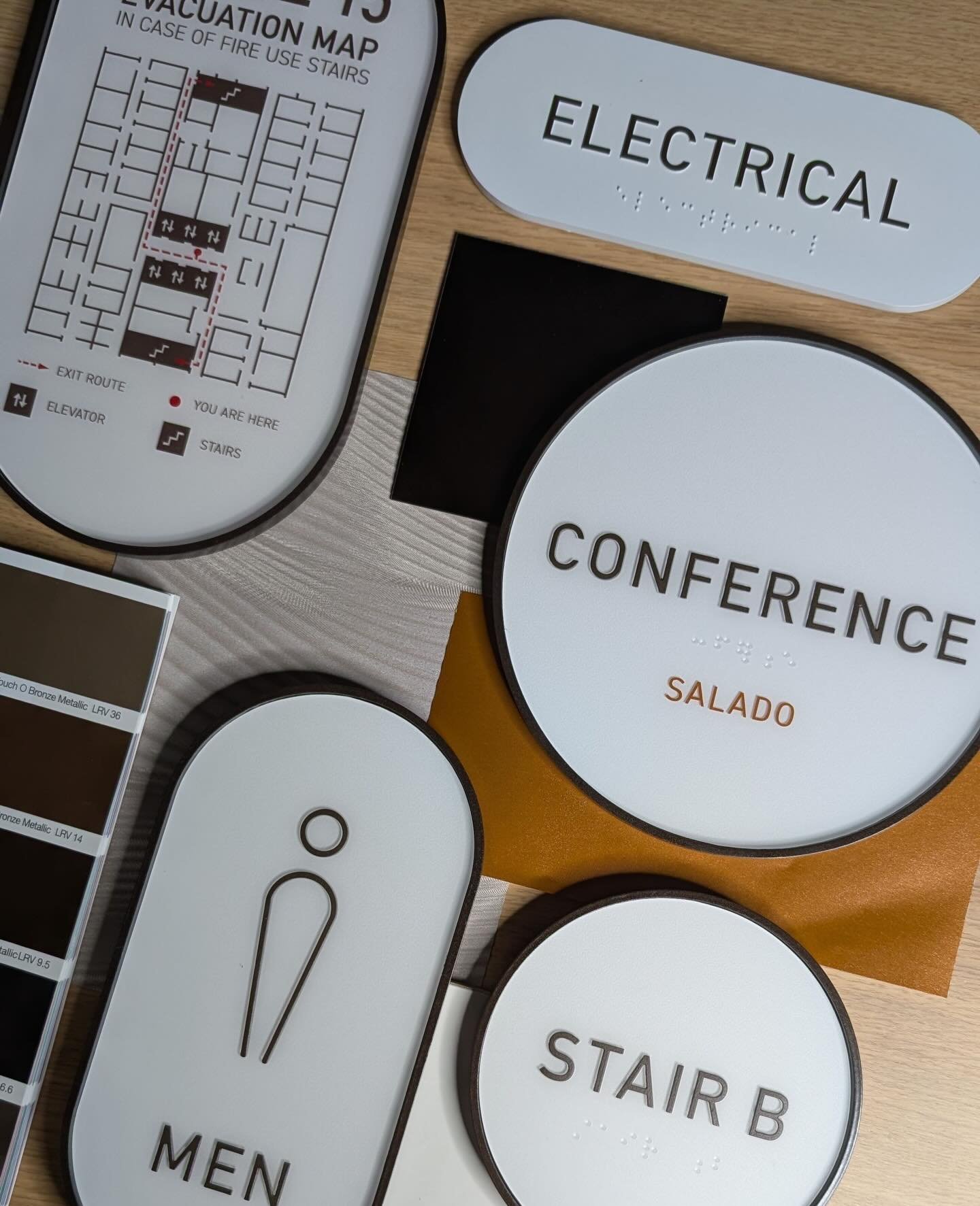 Good signage should do more than identify a space&mdash;it should guide people through it.⁠
⁠
For the new headquarters of Enstor, ADA room IDs and wayfinding were designed to be clear, intuitive, and fully integrated into the refreshed brand system. 