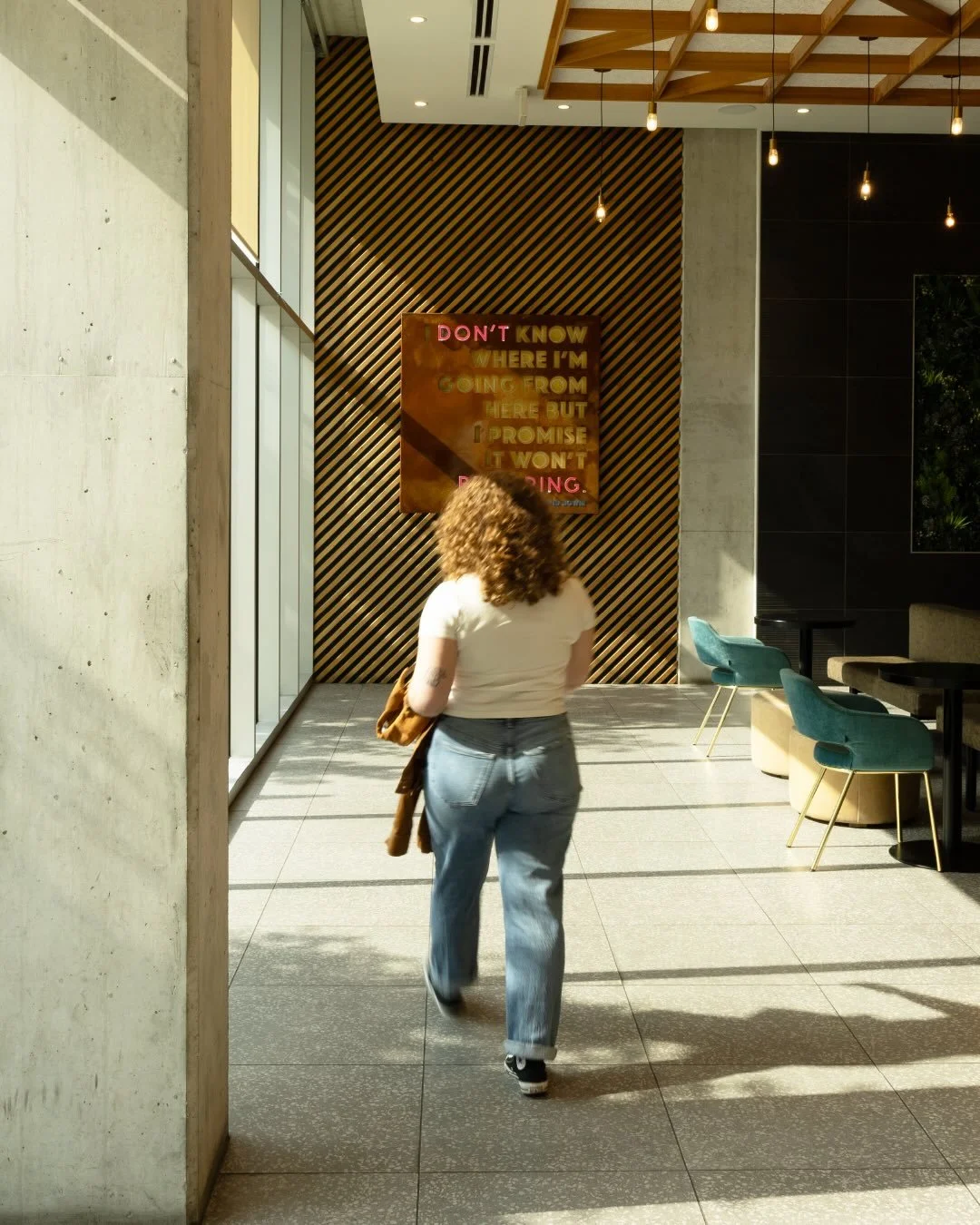 Torre, a luxury student housing project by Parallel in Austin, reimagines dorm living through signage and environments inspired by Mexico City. Featuring Richlite ADA signs, textured architectural elements, and integrated lighting, the project blends