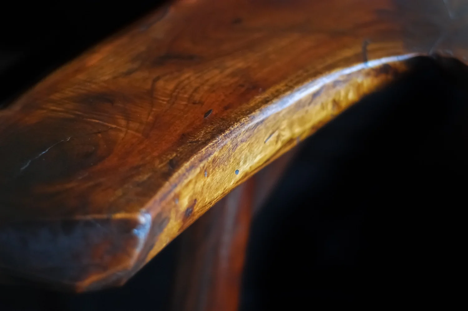 Dirk Romeyn - detail of Red Cedar Coffee Table