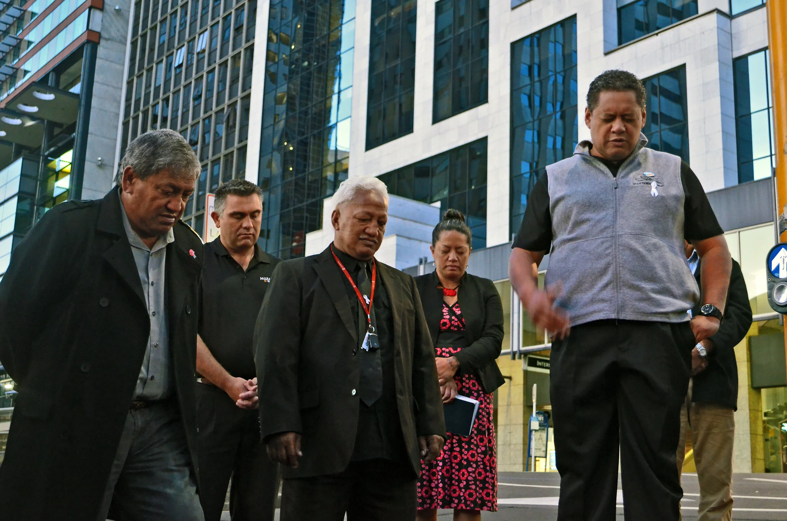 DAWN BLESSING: Blessing of the Britomart temporary station building 6 January 2017