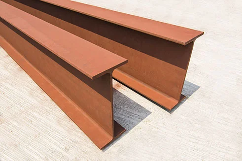 H BEAMS: Wide flange steel H Beams