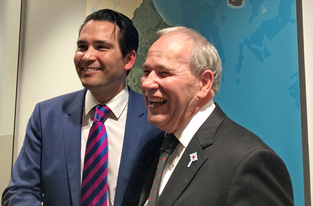 EXCELLENT NEWS: Minister of Transport , Simon Bridges and Mayor Len Brown