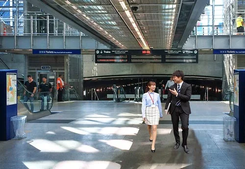 CLOSING: The underpass to Britomart platforms