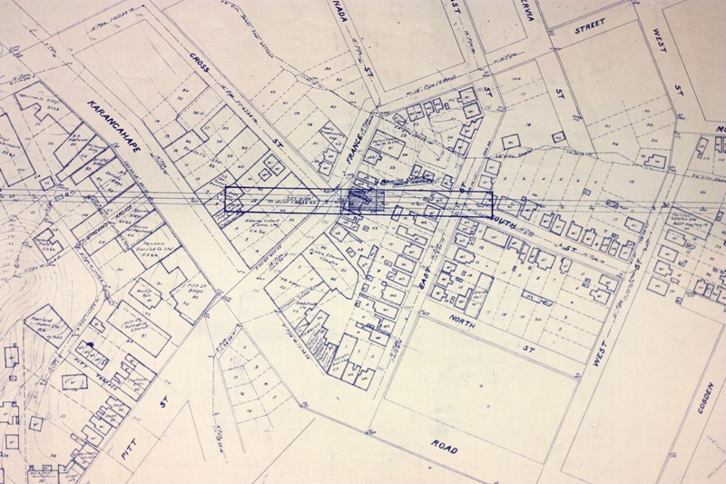 EARLY PLAN: Part of the proposed route detailed in the 1929 Morningside deviation plan