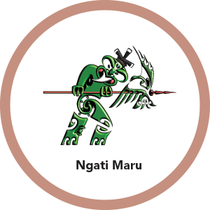 Logo of CRL Mana Whenua members Ngatu Maru