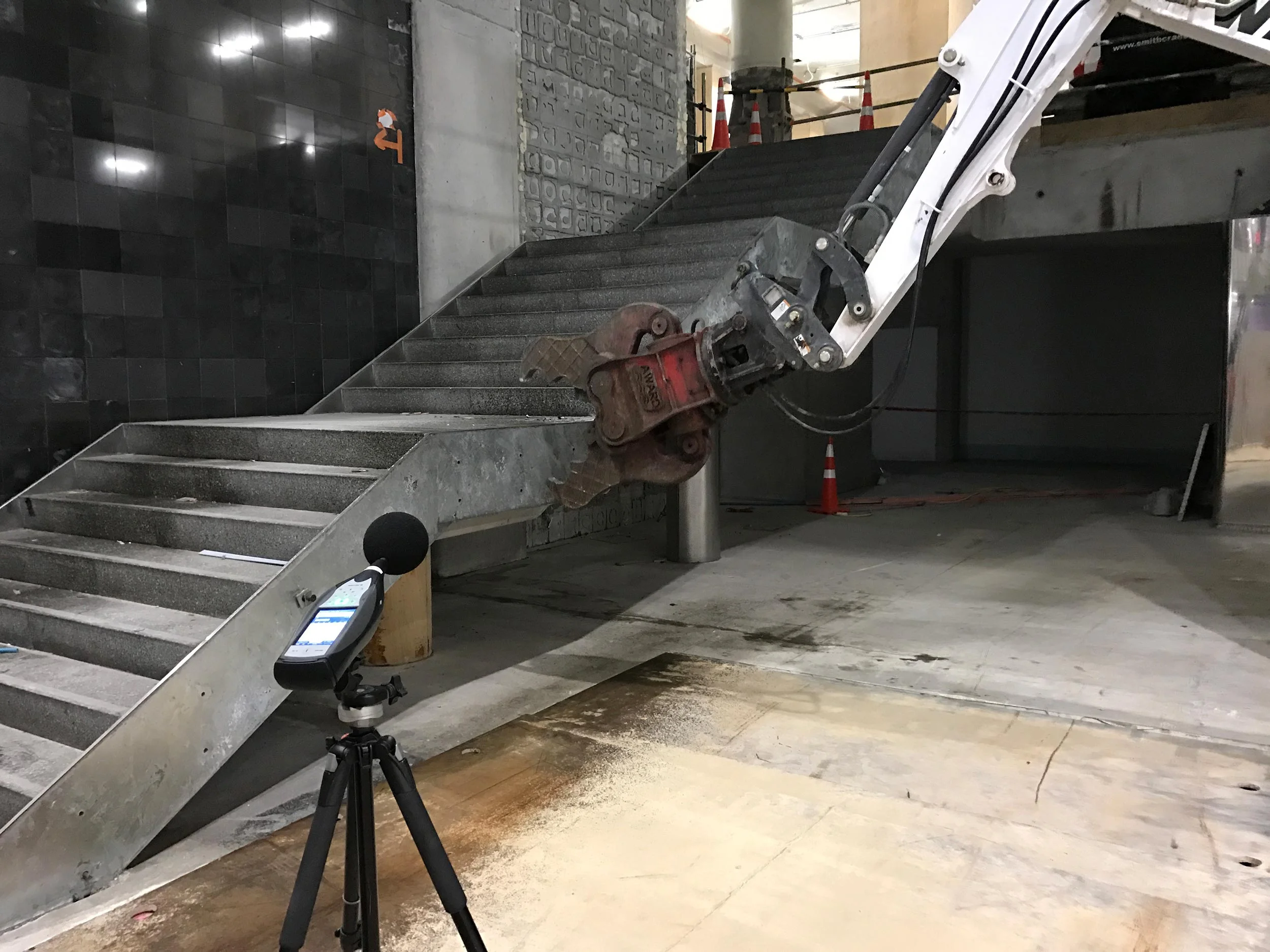 CRL construction work inside the Chief Post Office