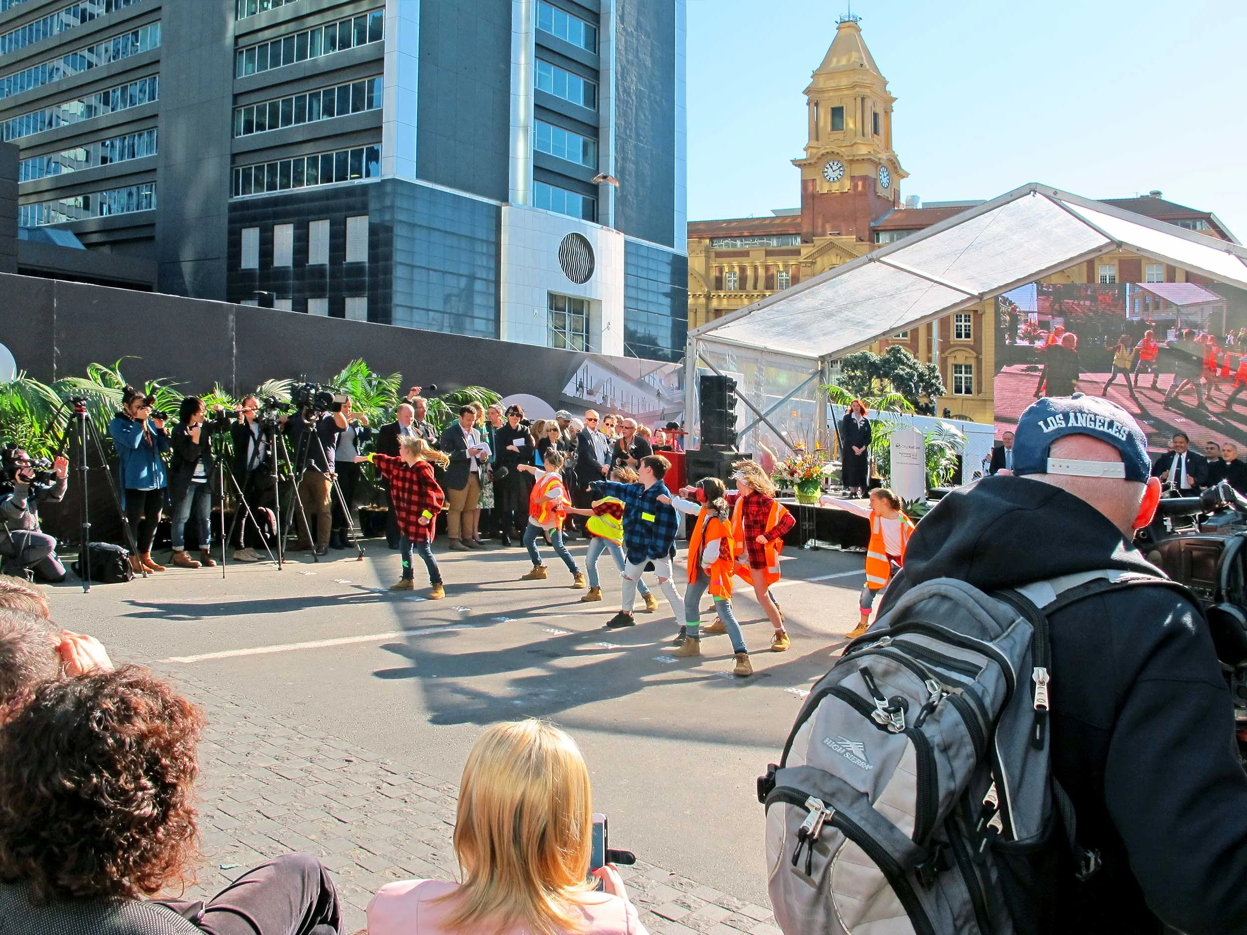 On 2 June 2016, then Prime Minister John Key, Transport Minister Simon Bridges and Auckland Mayor Len Brown formally marked the historic start of the construction of the CRL at a ceremony at the Britomart Train Station.