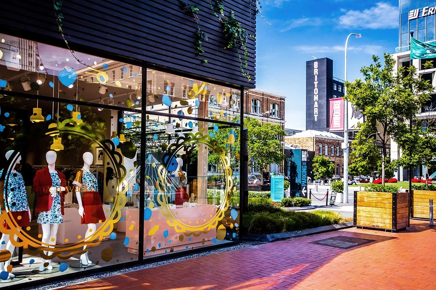 SHOPPING: International brands have been attracted to Auckland in recent years. This is Britomart, adjacent to the downtown train station, where 18 heritage buildings have been restored and new buildings which include designer boutiques, courtyard gardens and hospitality spaces as well as office space