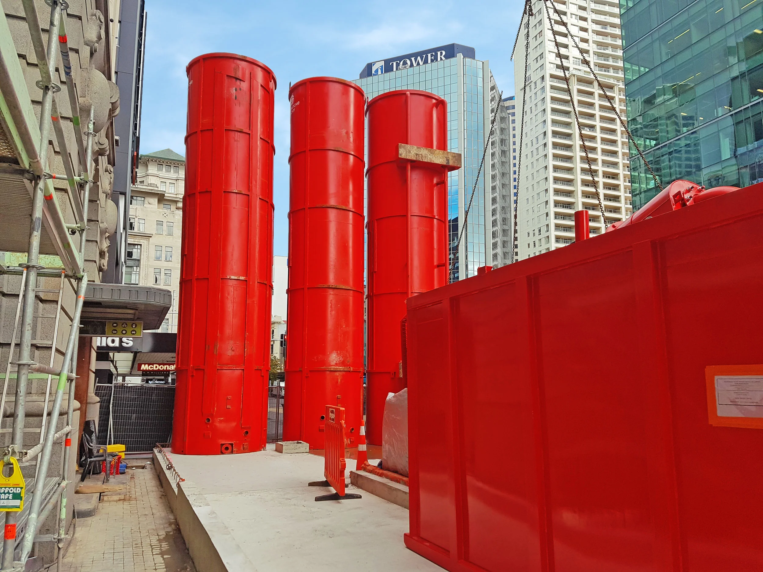 Silos in Lower Queen Street