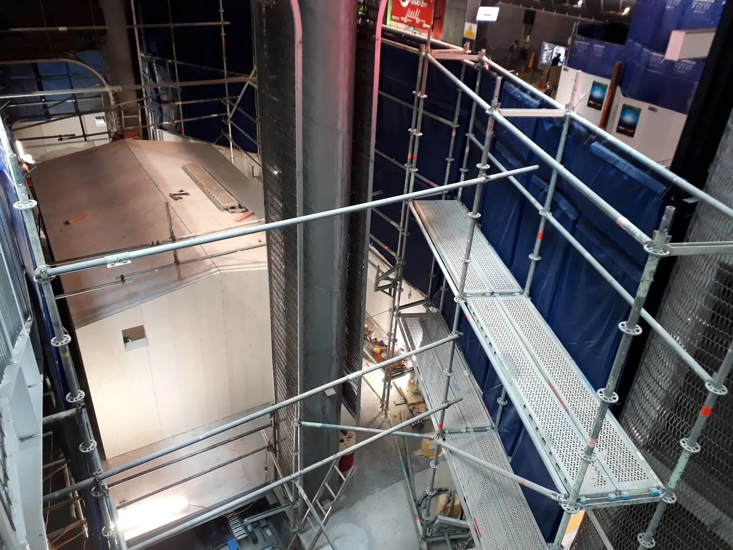 CRL construction work inside the Chief Post Office