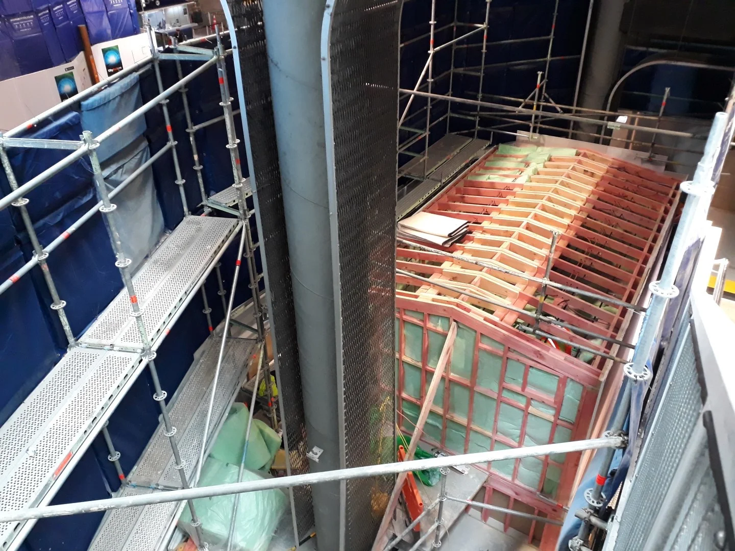 CRL construction work inside the Chief Post Office