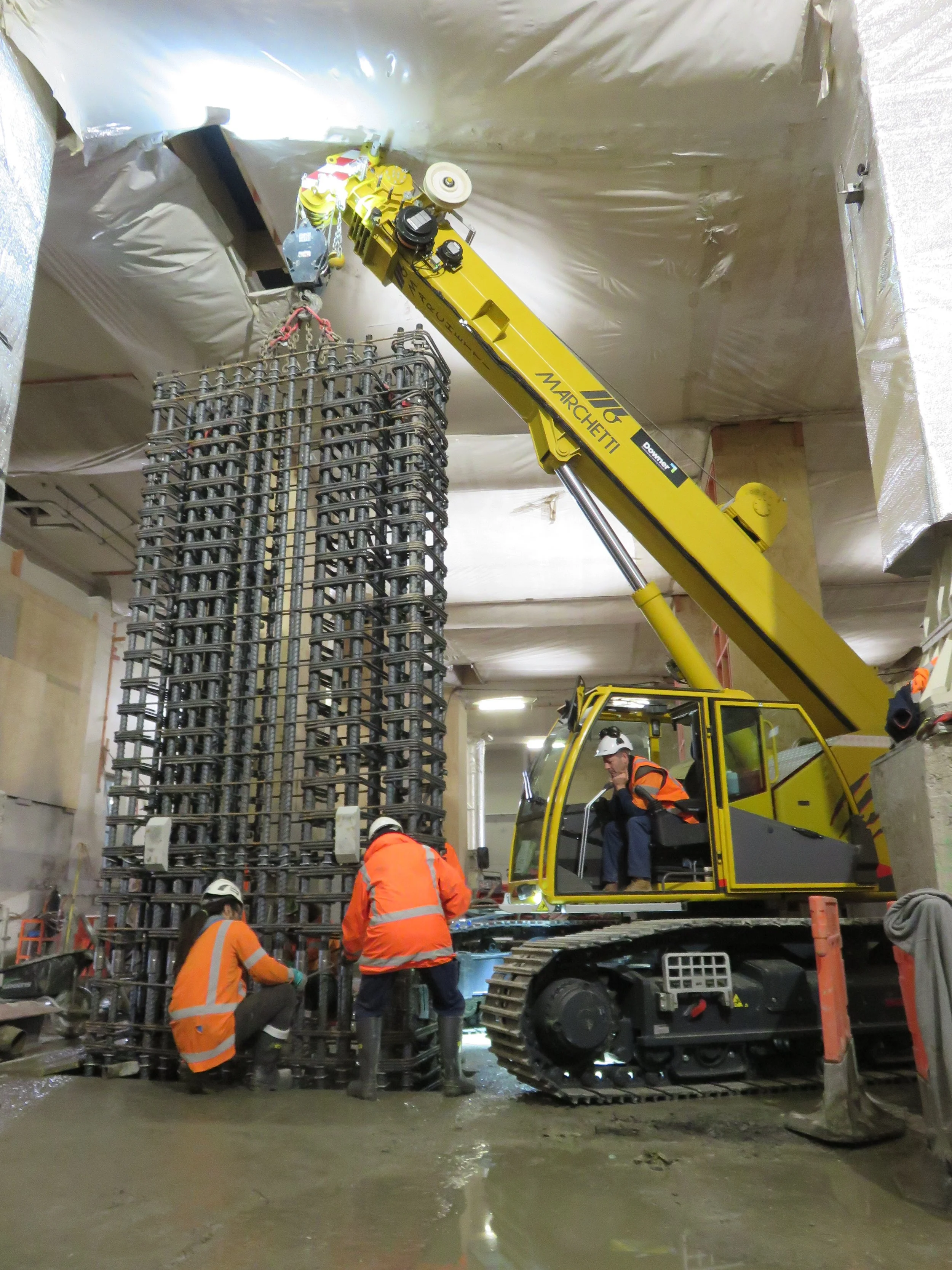 CRL construction inside the Chief Post Office September 2017