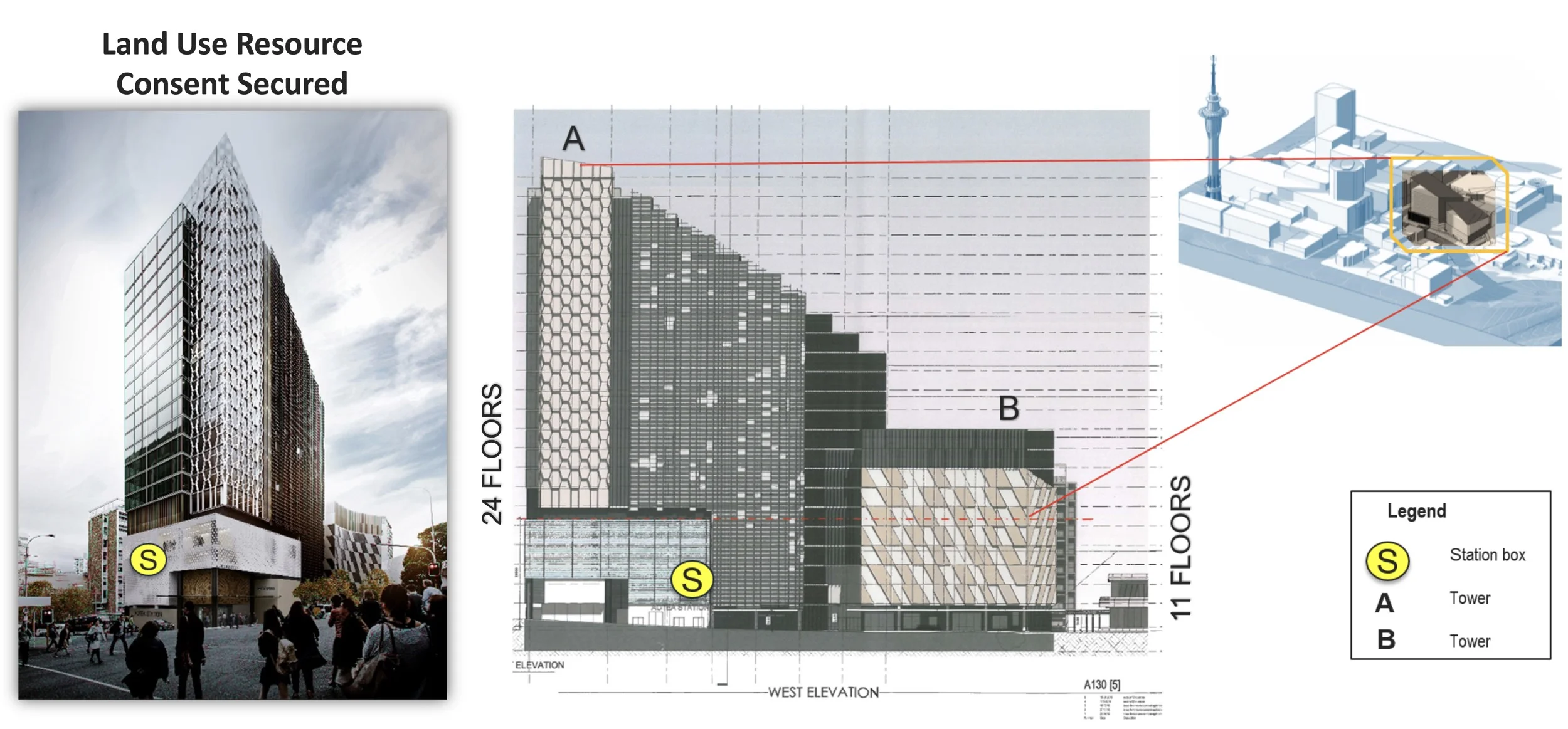 Aotea station office tower