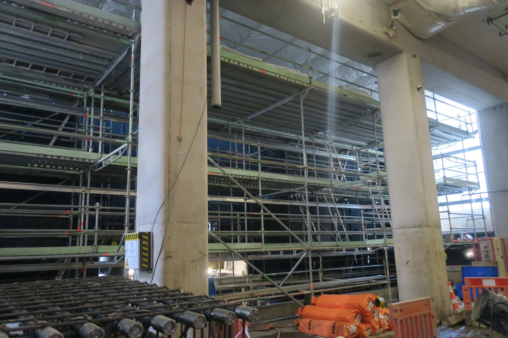 CRL construction inside the Chief Post Office December 2017