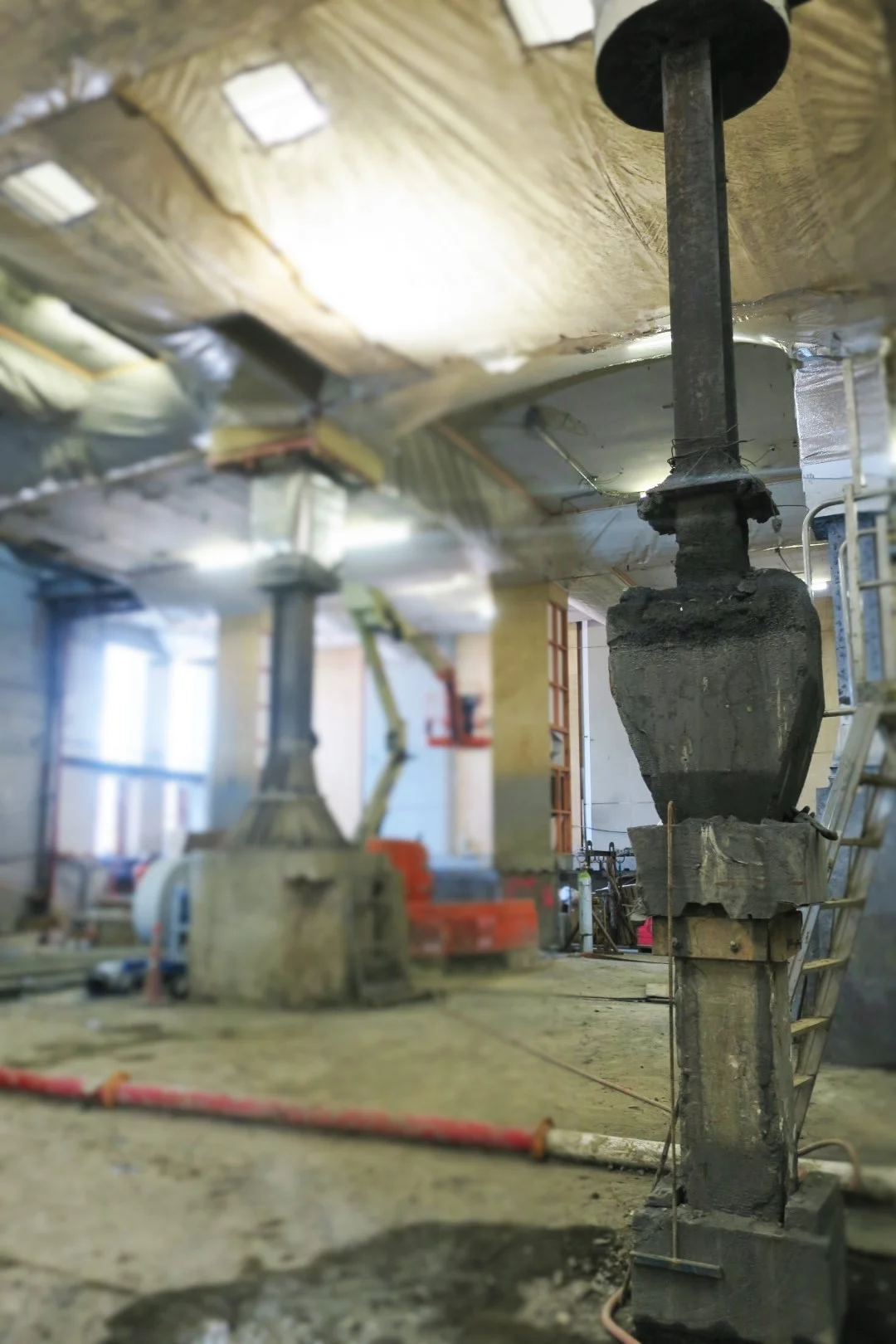 CRL construction inside the Chief Post Office December 2017