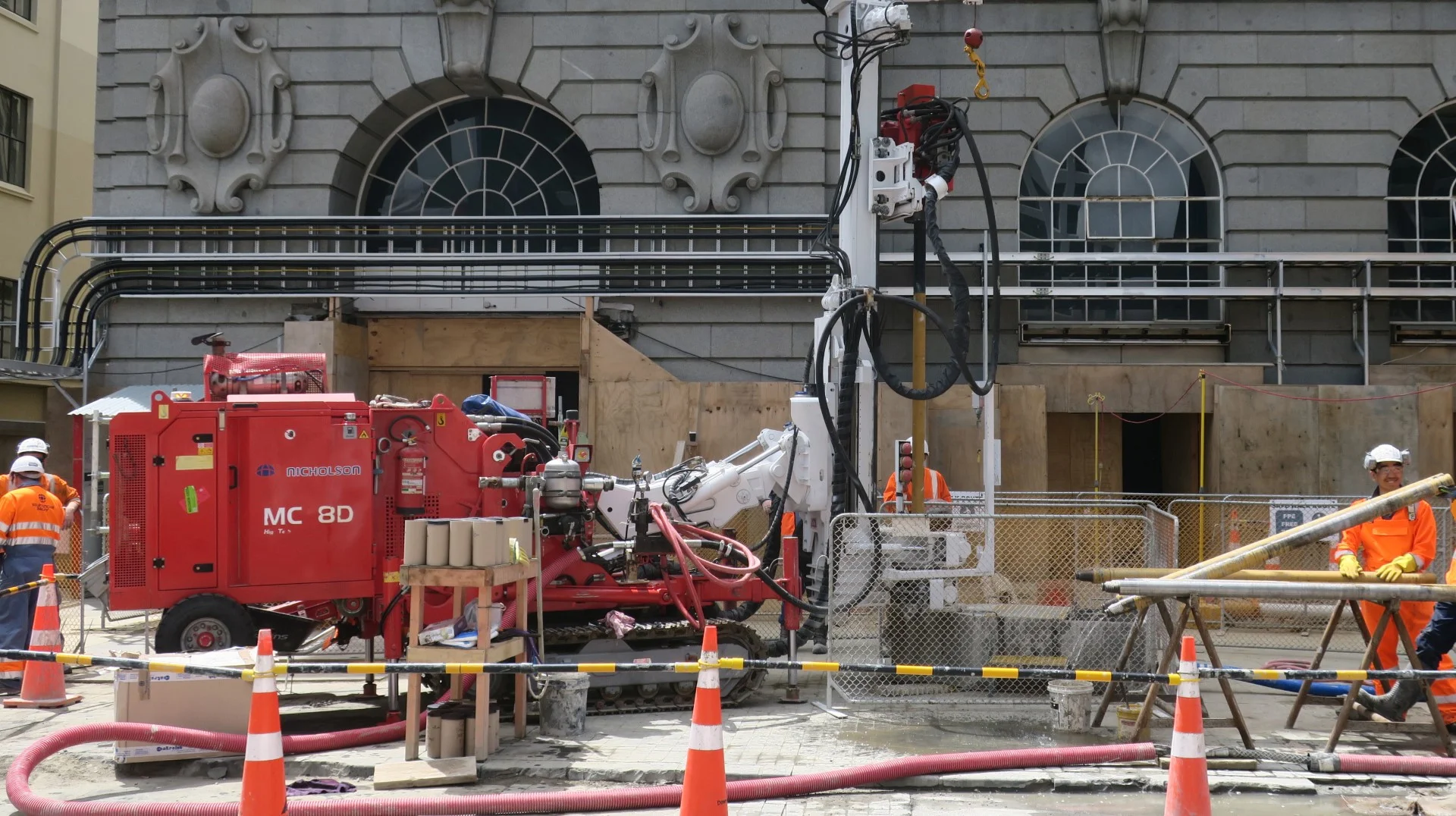 CRL construction in Lower Queen Street December 2017