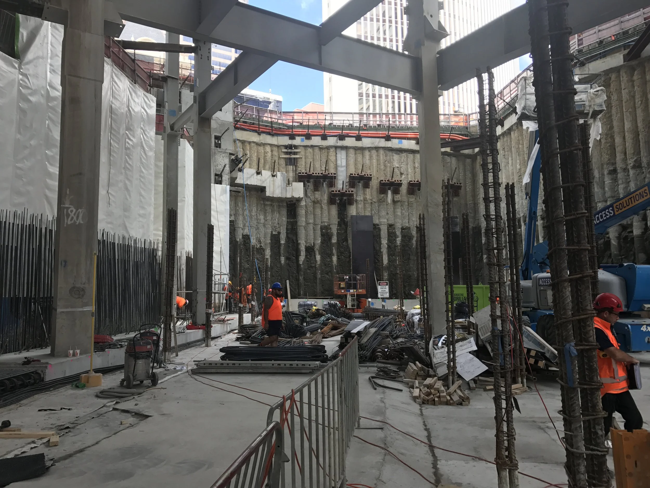 Commercial Bay tunnel construction